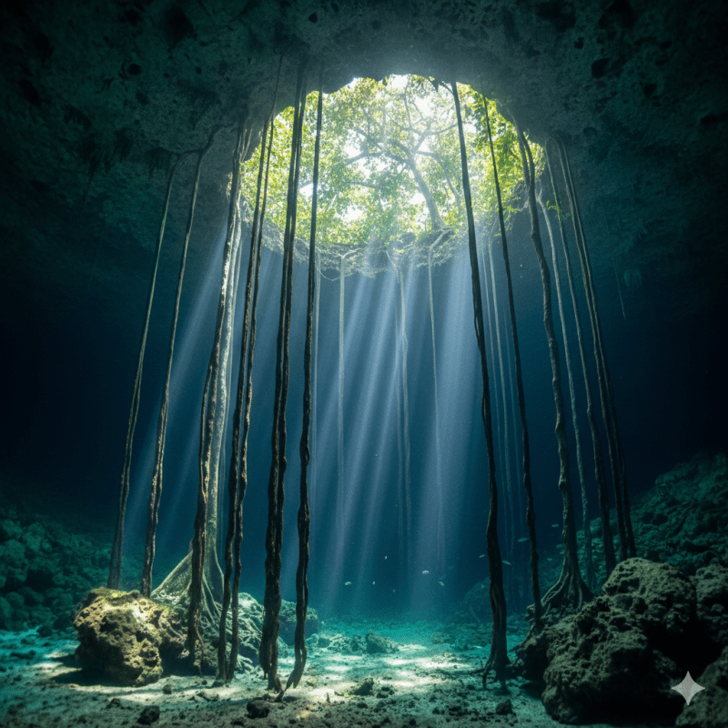 L’abbraccio della terra: il silenzio sacro dei Cenote&nbsp;messicani